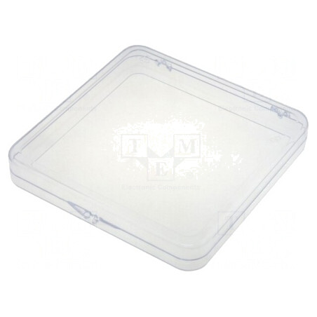 Container Individual Polistiren Policabonat 121x121x14mm | Electronic-mag.ro | Componente Electronice