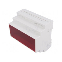 Carcasă pentru șină DIN 90x104x65mm ABS gri | Electronic-mag.ro | Componente Electronice