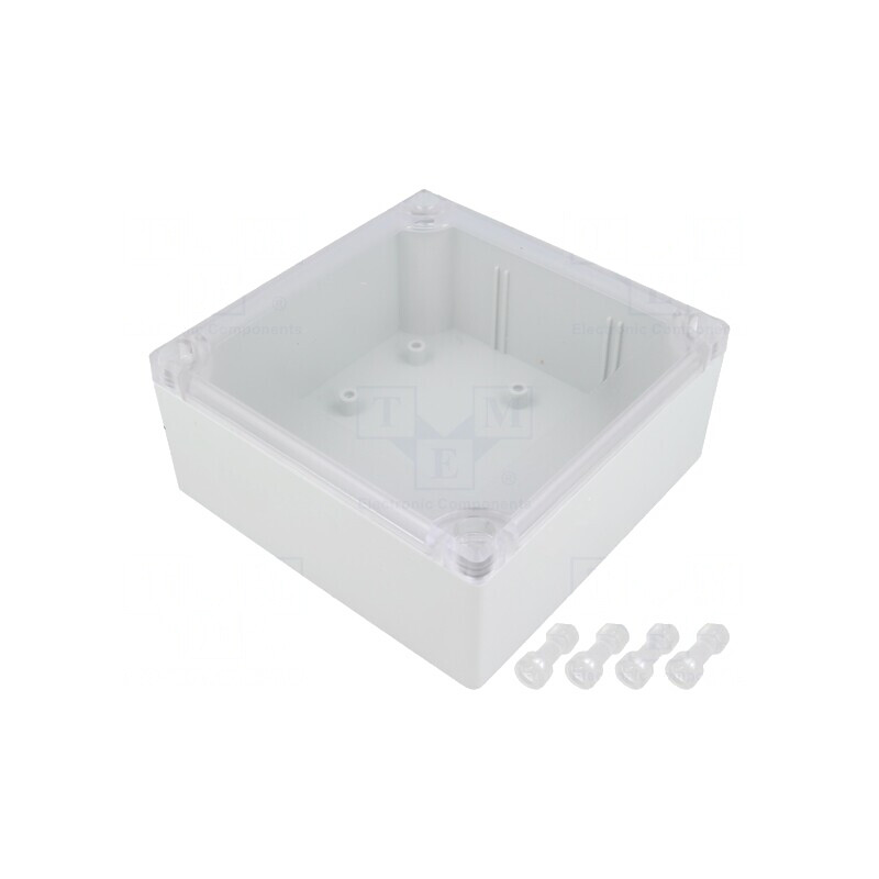Carcasă Universală ABS Gri IP55 133x133x59mm | Electronic-mag.ro | Componente Electronice