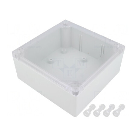 Carcasă Universală ABS Gri IP55 133x133x59mm | Electronic-mag.ro | Componente Electronice