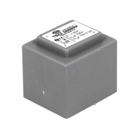 Transformator Încapsulat 3VA 230V-15V pentru PCB | Electronic-mag.ro | Componente Electronice