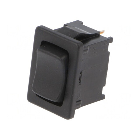 Comutator Basculant Negru 6A/250V IP40 | Electronic-mag.ro | Componente Electronice