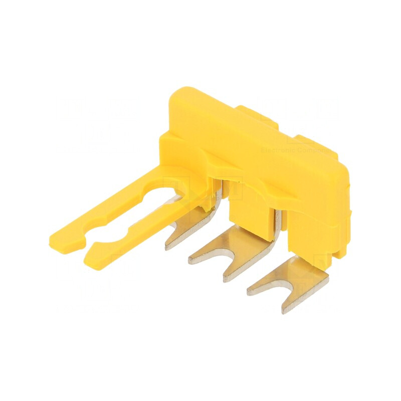 Punte cu șuruburi 3 piste galbenă 8mmx24,6mm | Electronic-mag.ro | Componente Electronice