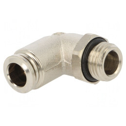 Racord Push-in Unghi Nichelat 20bar 80°C | Electronic-mag.ro | Componente Electronice