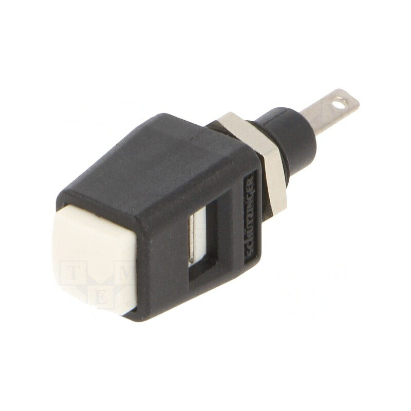 Clemă de laborator albă 16A nichel înşurubare | Electronic-mag.ro | Componente Electronice