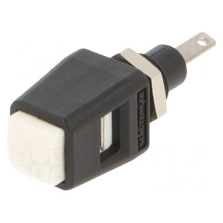 Clemă de laborator albă 16A nichel înşurubare | Electronic-mag.ro | Componente Electronice