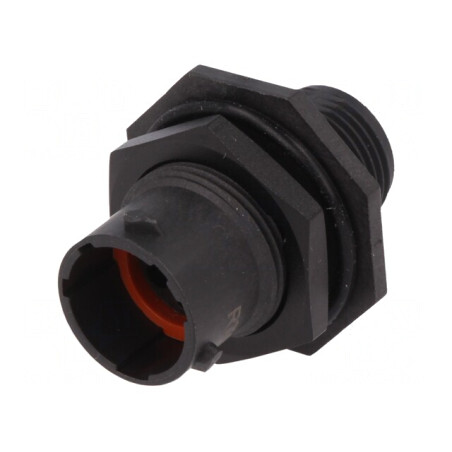 Conector Circular pentru Montare pe Panou cu Piuliță Frontală | Electronic-mag.ro | Componente Electronice