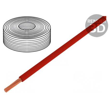 Cablu Electric H07Z-K 10mm2 Roșu 450V/750V | Electronic-mag.ro | Componente Electronice