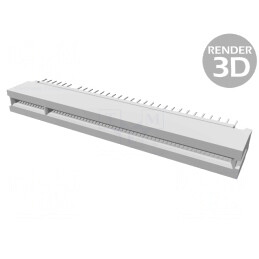 Conector Mamă 120 PIN 1,27mm Aurit THT Soclu | Electronic-mag.ro | Componente Electronice