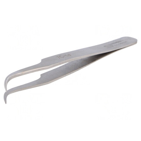 Pensetă Precizie 100mm Vârf Curbat Îngustat | Electronic-mag.ro | Componente Electronice