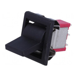 Comutator ROCKER SPDT ON-ON 5A Negru