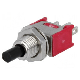 Comutator acționat prin apăsare SPDT 1A/125VAC | Electronic-mag.ro | Componente Electronice
