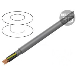 Cablu JZ-520 HMH-C 7x0,75mm2 LSZH Gri 300/500V CPR B2ca | Electronic-mag.ro | Componente Electronice