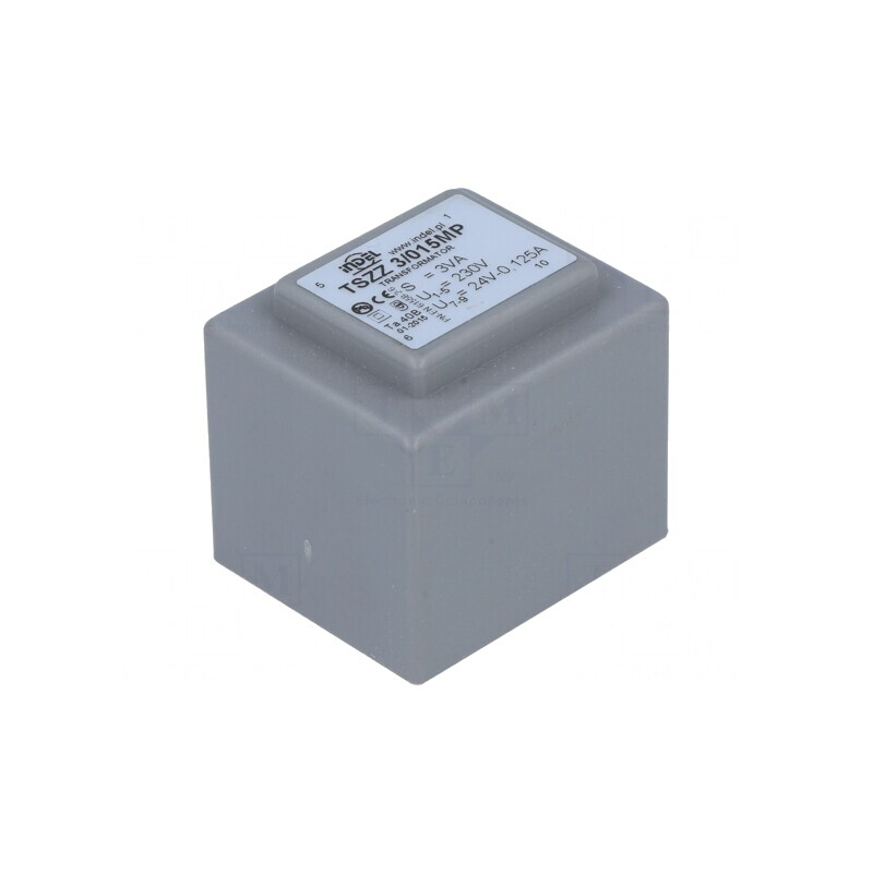 Transformator Încapsulat 3VA 230V 24V 125mA PCB | Electronic-mag.ro | Componente Electronice