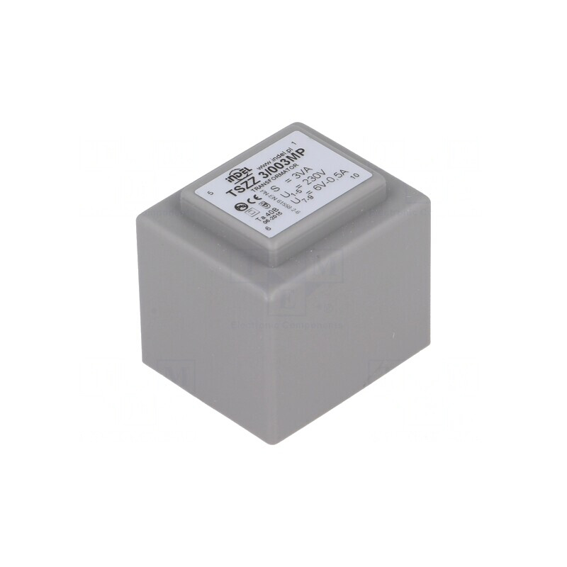 Transformator încapsulat 3VA 230V 6V 500mA PCB | Electronic-mag.ro | Componente Electronice Transformator încapsulat 3VA 230V 6V 500mA PCB | Electronic-mag.ro | Componente Electronice