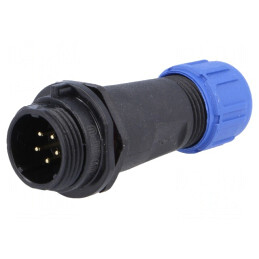 Mufă SP13 Tată 5 PIN IP68 pentru Cablu 4-6,5mm 5A 180V | Electronic-mag.ro | Componente Electronice