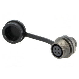Soclu ST12 4-PIN IP67 5A 200V Lipire | Electronic-mag.ro | Componente Electronice