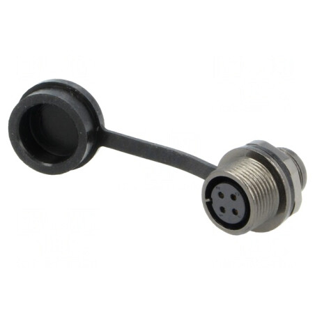 Soclu ST12 4-PIN IP67 5A 200V Lipire | Electronic-mag.ro | Componente Electronice