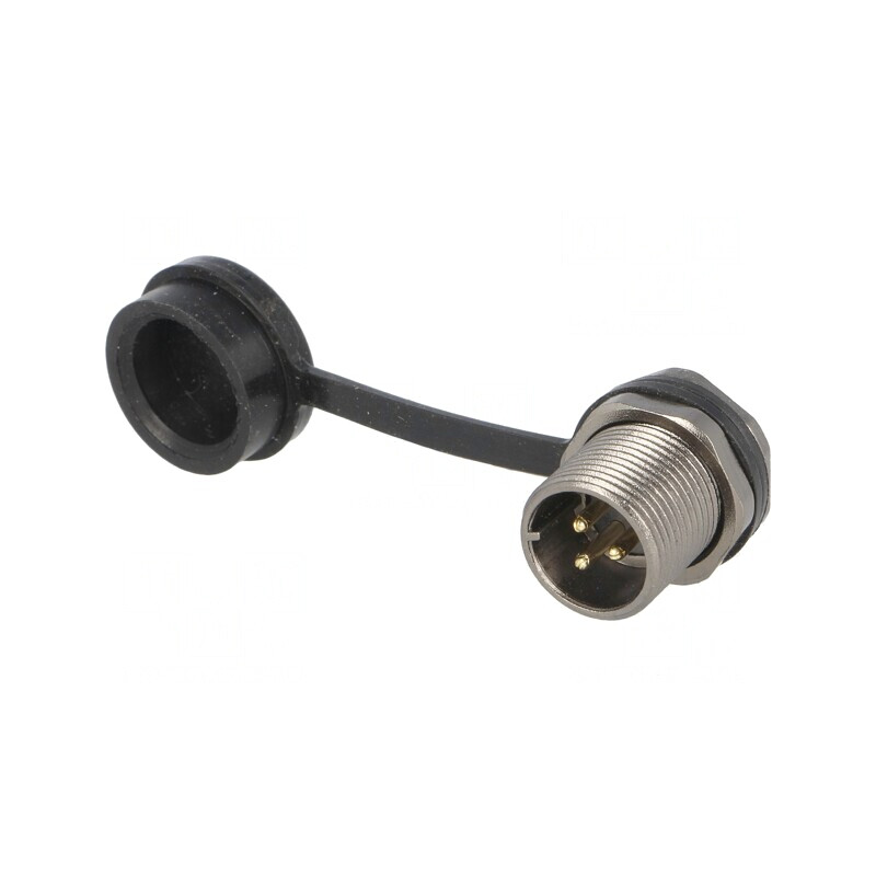 Soclu ST12 tată IP67 13A 250V | Electronic-mag.ro | Componente Electronice