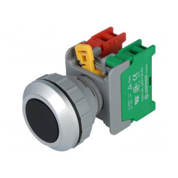 Comutator apăsare 30mm 1NC 1NO | Electronic-mag.ro | Componente Electronice