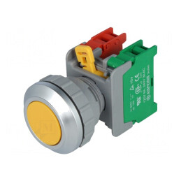 Comutator cu apăsare 30mm 1NC1NO | Electronic-mag.ro | Componente Electronice