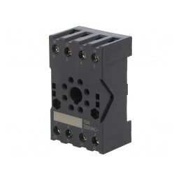 Stativ pe panou pentru șină DIN 250VAC 10A | Electronic-mag.ro | Componente Electronice