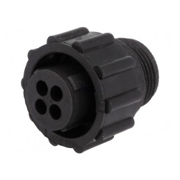 Mufă Mamă 4 PIN CPC Series 1 pe Cablu fără Contacte | Electronic-mag.ro | Componente Electronice