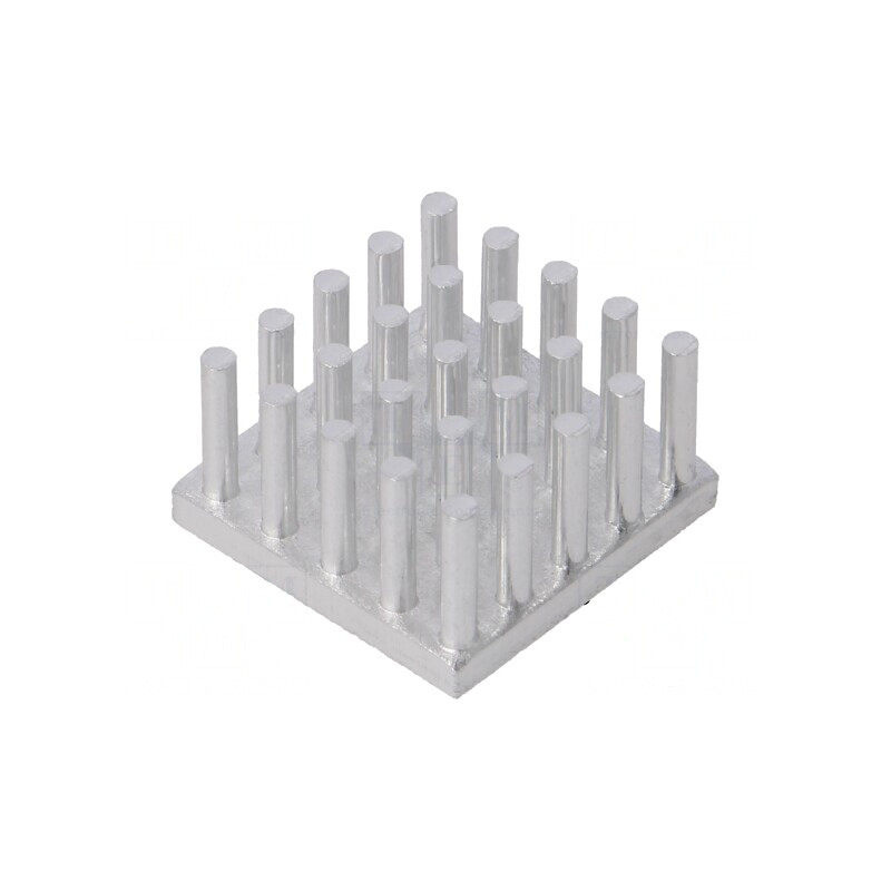 Radiator extrudat cu aripioare 18x18x10mm | Electronic-mag.ro | Componente Electronice
