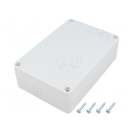 Carcasă Universală ABS Gri IP65 90x135x40mm | Electronic-mag.ro | Componente Electronice