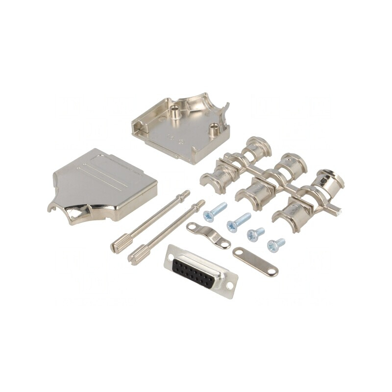 Mufă D-Sub 15-Pin Mamă Neagră pentru Cablu | Electronic-mag.ro | Componente Electronice Mufă D-Sub 15-Pin Mamă Neagră pentru Cablu | Electronic-mag.ro | Componente Electronice