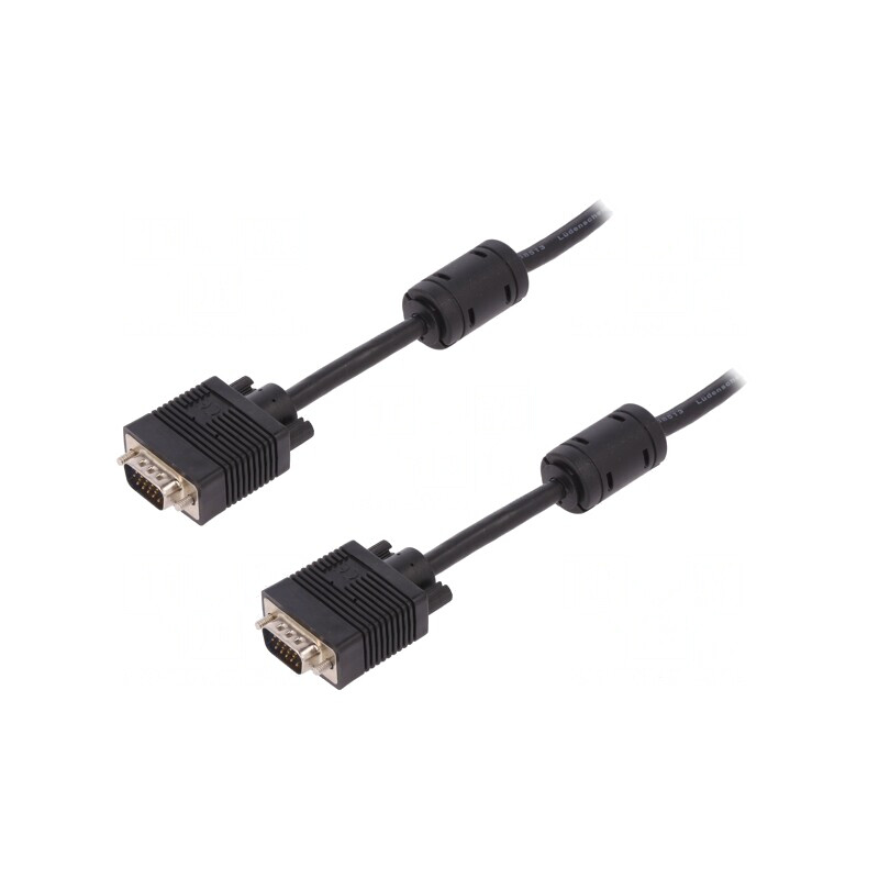 Cablu D-Sub 15 pini HD Negru 1.8m | Electronic-mag.ro | Componente Electronice Cablu D-Sub 15 pini HD Negru 1.8m | Electronic-mag.ro | Componente Electronice