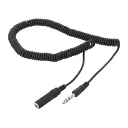 Cablu Audio Jack 6,3mm 5m Negru