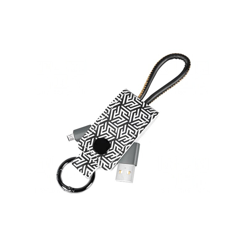 Cablu USB 2.0 A la Micro B 22cm Negru | Electronic-mag.ro | Componente Electronice
