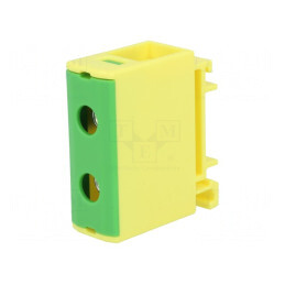 Conector Șine Galben-Verde 1,5-50mm² 2 Borne | Electronic-mag.ro | Componente Electronice