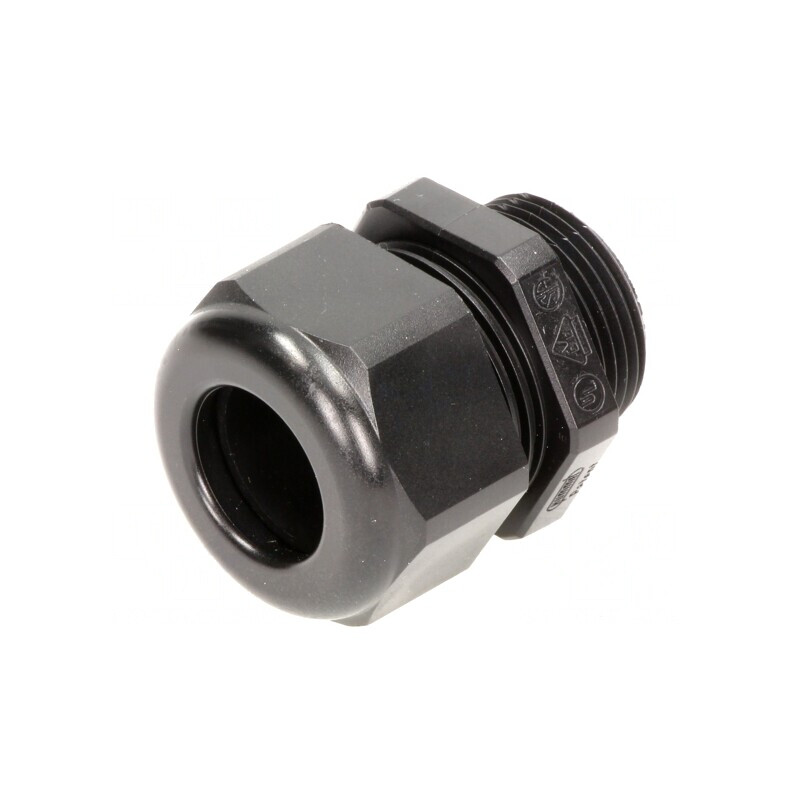 Garnitură cablu M25 IP68 termoplast neagră 13-18mm | Electronic-mag.ro | Componente Electronice