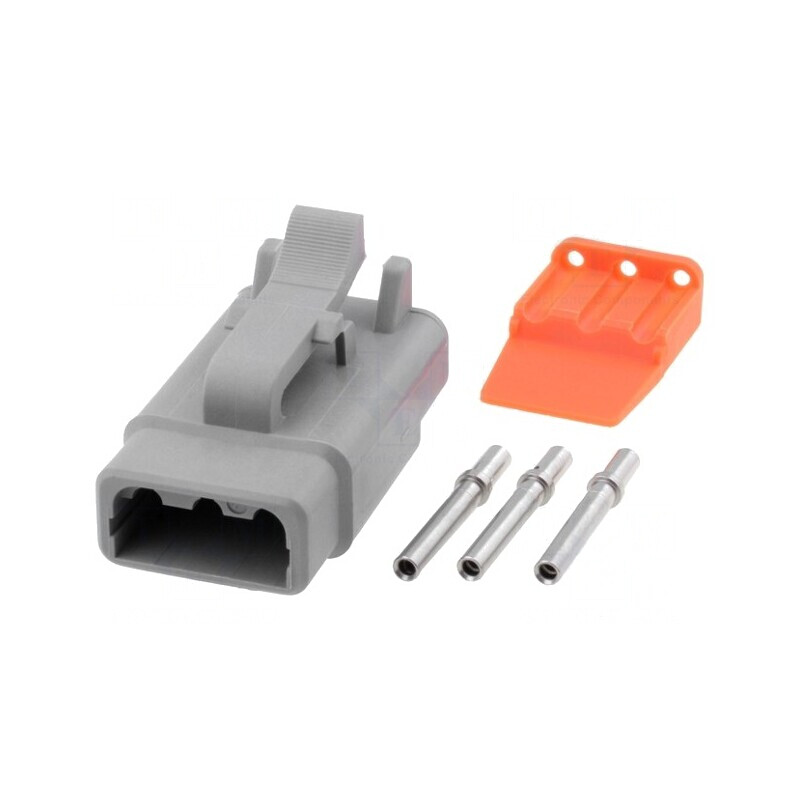 Conector ATM mamă 3 pini crimpat cablu-cablu | Electronic-mag.ro | Componente Electronice