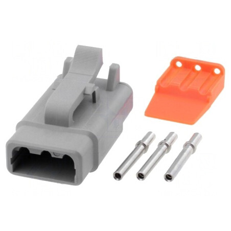 Conector ATM mamă 3 pini crimpat cablu-cablu | Electronic-mag.ro | Componente Electronice