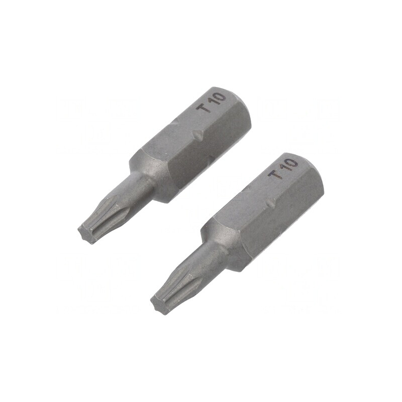 Capăt de şurubelniţă Torx TX10 25mm 2buc STANDARD | Electronic-mag.ro | Componente Electronice