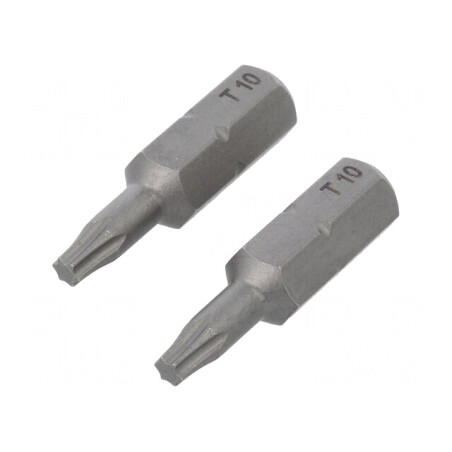 Capăt de şurubelniţă Torx TX10 25mm 2buc STANDARD | Electronic-mag.ro | Componente Electronice