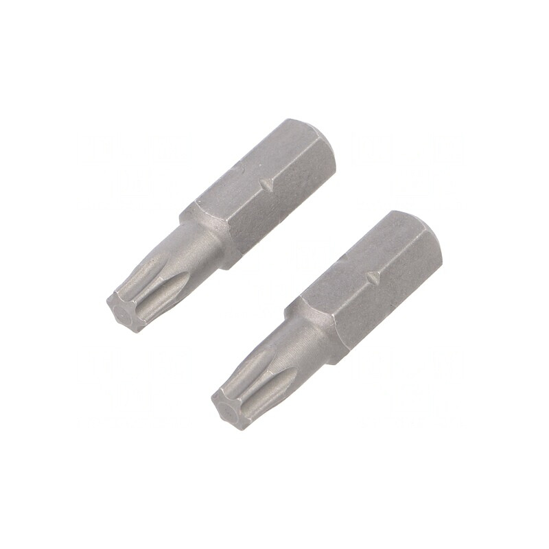 Capăt șurubelniță Torx TX25 25mm 2buc | Electronic-mag.ro | Componente Electronice