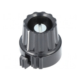 Buton de precizie negru 6mm | Electronic-mag.ro | Componente Electronice