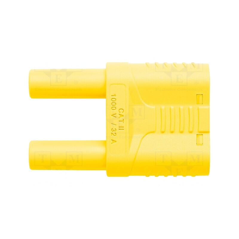 Banana Plug 4mm 32A 1kVAC Yellow Insulated | Electronic-mag.ro | Componente Electronice Banana Plug 4mm 32A 1kVAC Yellow Insulated | Electronic-mag.ro | Componente Electronice