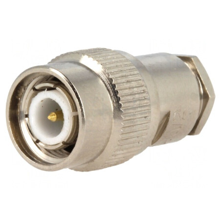 Mufă TNC Tată Drept 50Ω pentru Cablu RG58 PTFE | Electronic-mag.ro | Componente Electronice