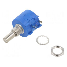 Potențiometru Axial Multitură 10kΩ 2W ±5% Linear 6,3mm | Electronic-mag.ro | Componente Electronice