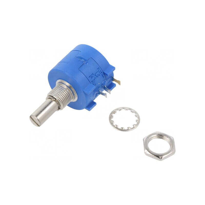 Potentiometru axial multitura 1kΩ 2W 6,3mm linear | Electronic-mag.ro | Componente Electronice
