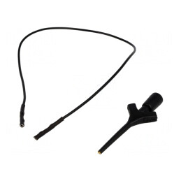 Clips de măsurare negru aurit 2A 60VDC cu pensetă | Electronic-mag.ro | Componente Electronice