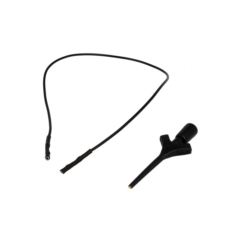 Clips de măsurare negru aurit 2A 60VDC cu pensetă | Electronic-mag.ro | Componente Electronice