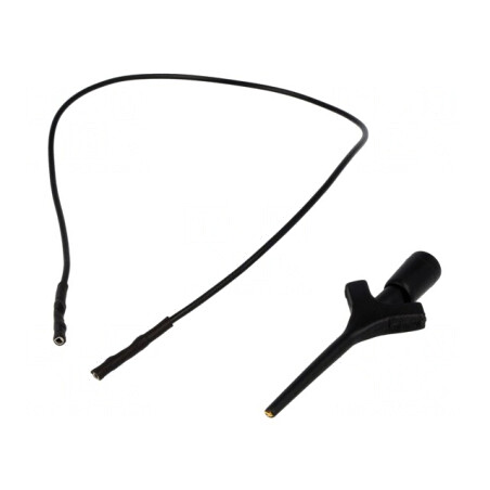 Clips de măsurare negru aurit 2A 60VDC cu pensetă | Electronic-mag.ro | Componente Electronice