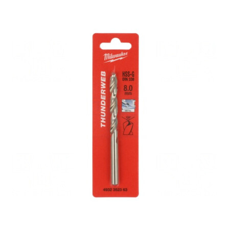 Burghiu Metal 8mm Oțel Rapid HSS-G | Electronic-mag.ro | Componente Electronice