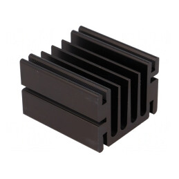Radiator TO220 Aluminiu Negru 50x46x33mm | Electronic-mag.ro | Componente Electronice